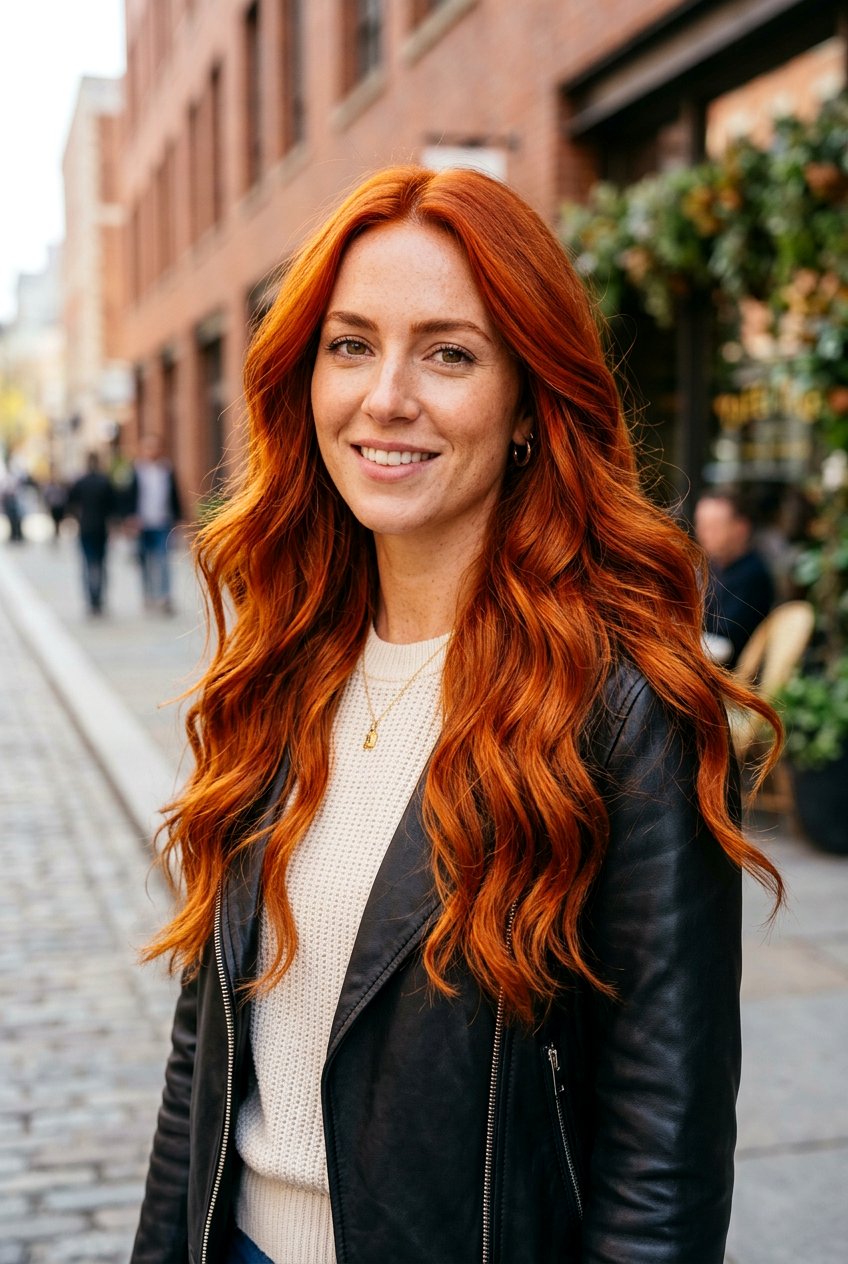 Carnelian Orange Hair Color - 20 trendy hair colors 2026 - 20 trendy hair colors 2026