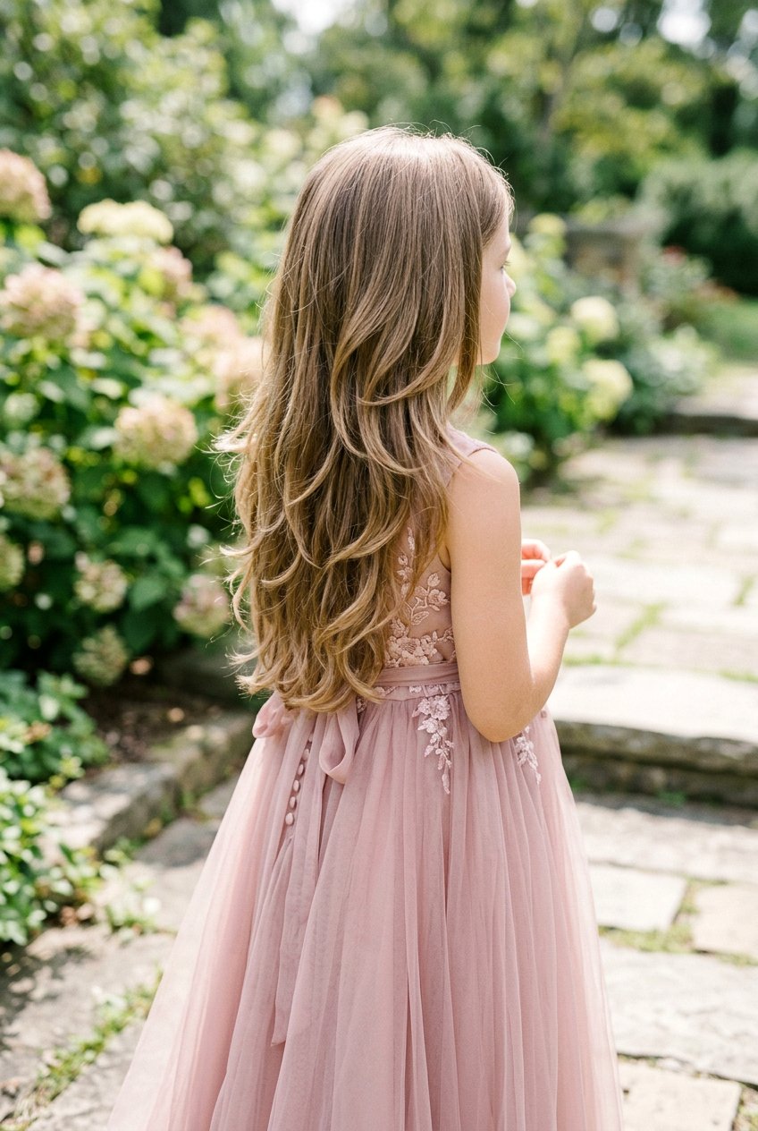 Cascading Long Layers - 20 little girls haircut with layers - 20 little girls haircut with layers