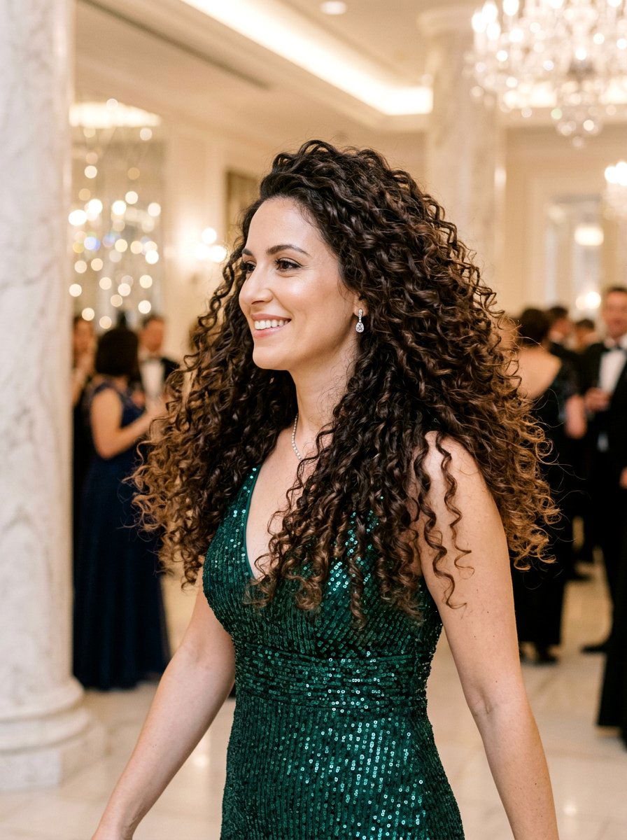 Cascading Spiral Curls - 20 glamorous birthday hairstyle ideas - 20 glamorous birthday hairstyle ideas