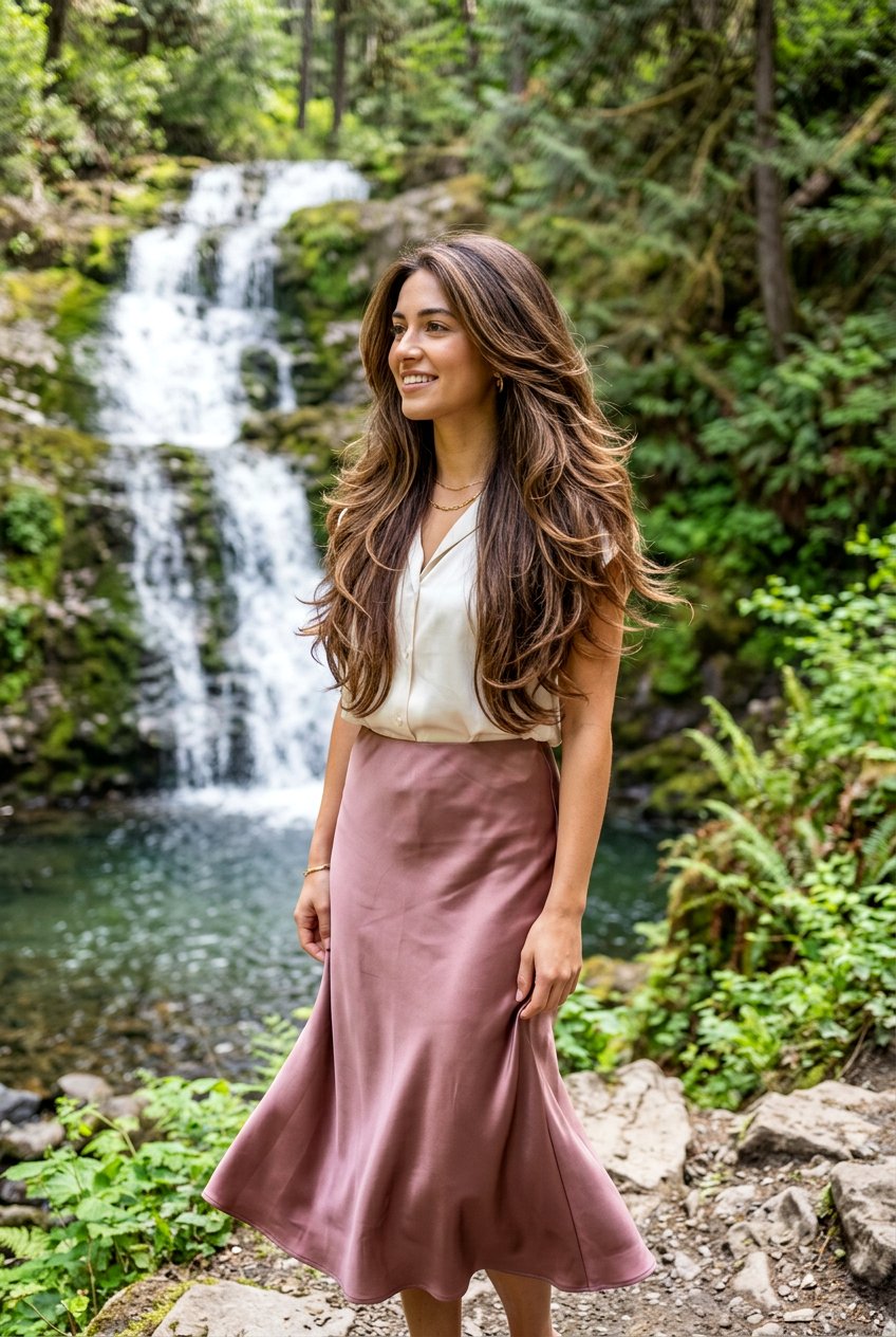 Cascading Waterfall Layers - 20 classic layered haircut for long hair - 20 classic layered haircut for long hair