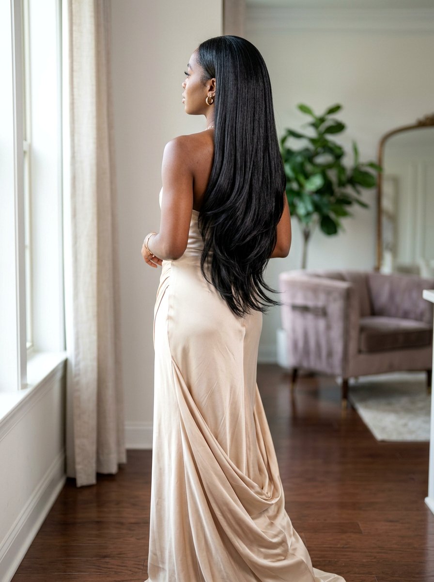 Cascading layers silk press natural hair - 20 silk press on natural hair with layers - 20 silk press on natural hair with layers