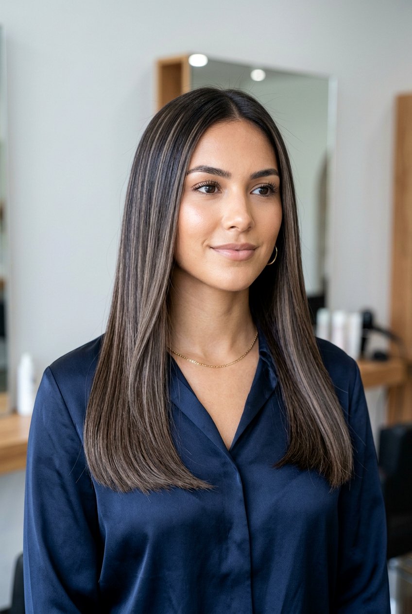 Cashmere Highlights For Brunettes - 20 natural looking highlights for brown hair - 20 natural looking highlights for brown hair