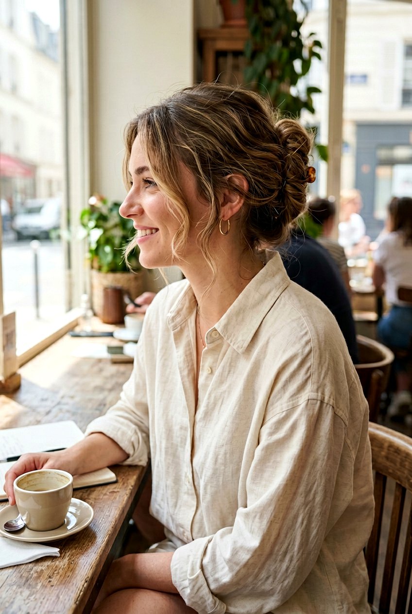 Casual Everyday French Roll - 20 elegant french roll hairstyle - 20 elegant french roll hairstyle