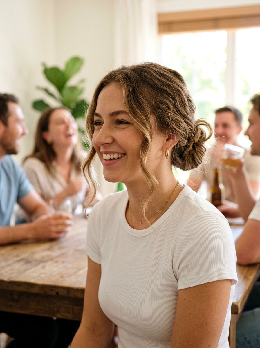 Casual Party Bun With Face Framing Pieces - 20 party bun with face framing pieces - 20 party bun with face framing pieces