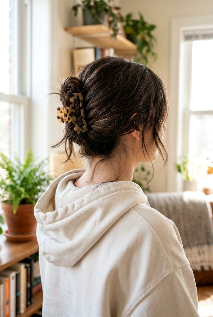 Casual claw clip french twist - 20 claw clip french twist hairstyle - 20 claw clip french twist hairstyle