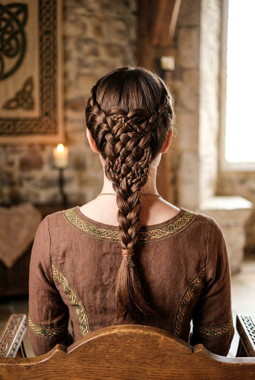 Celtic Knot Halloween Braid - 20 halloween braid hairstyles - 20 halloween braid hairstyles