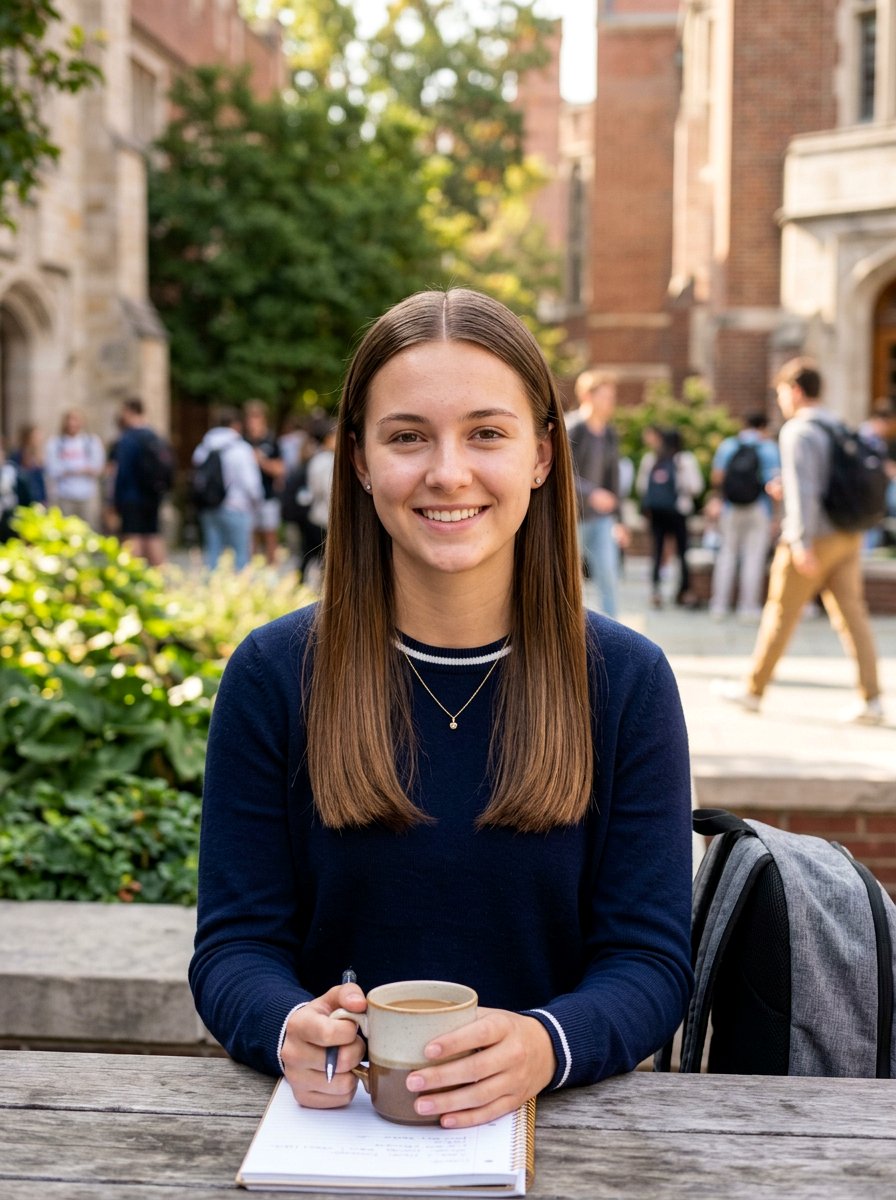 Center Part Straight Hair - 20 college girls polished internship hairstyle - 20 college girls polished internship hairstyle