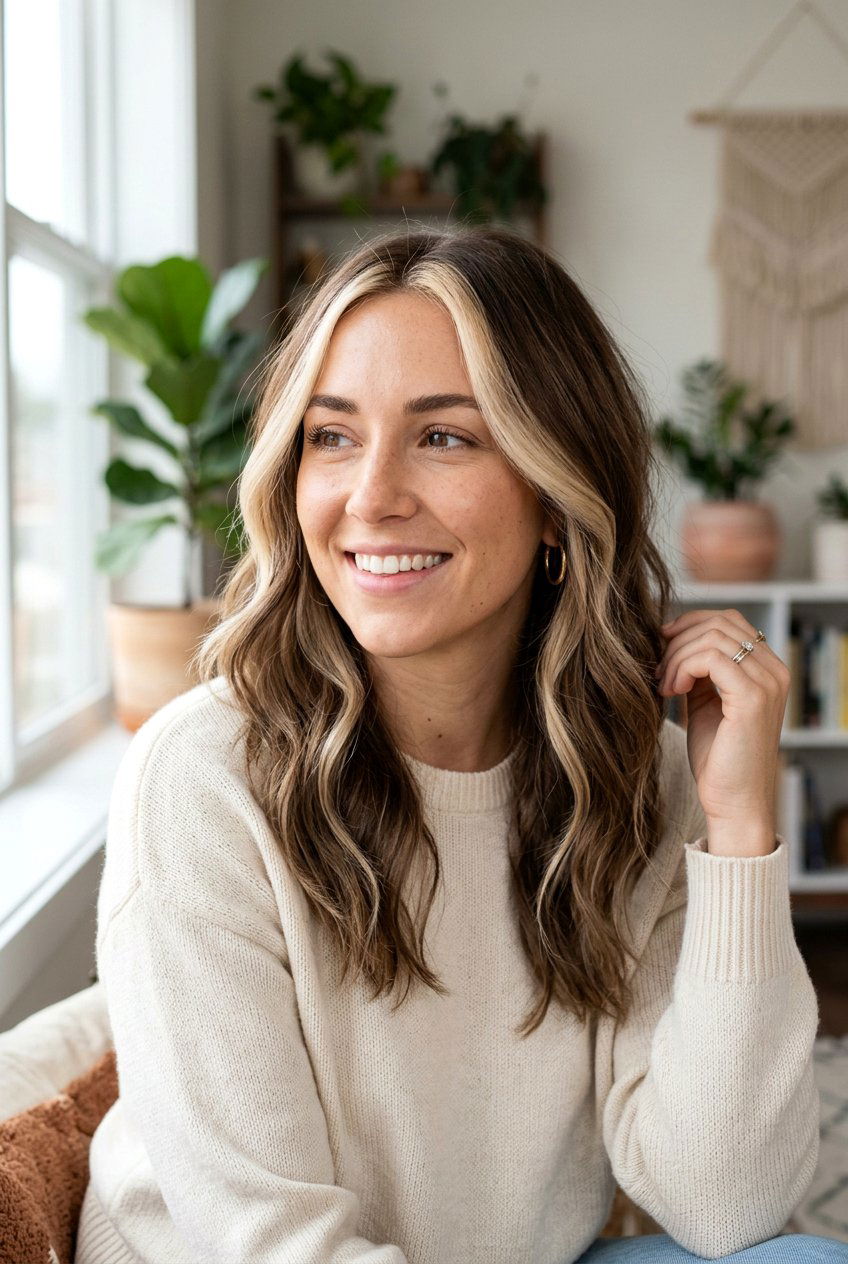 Chai Latte Hair Color with Face Framing Pieces - 20 chai latte hair color - 20 chai latte hair color