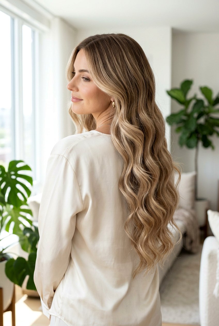 Champagne Beige Blonde Balayage Long Hair - 20 champagne beige blonde highlights - 20 champagne beige blonde highlights