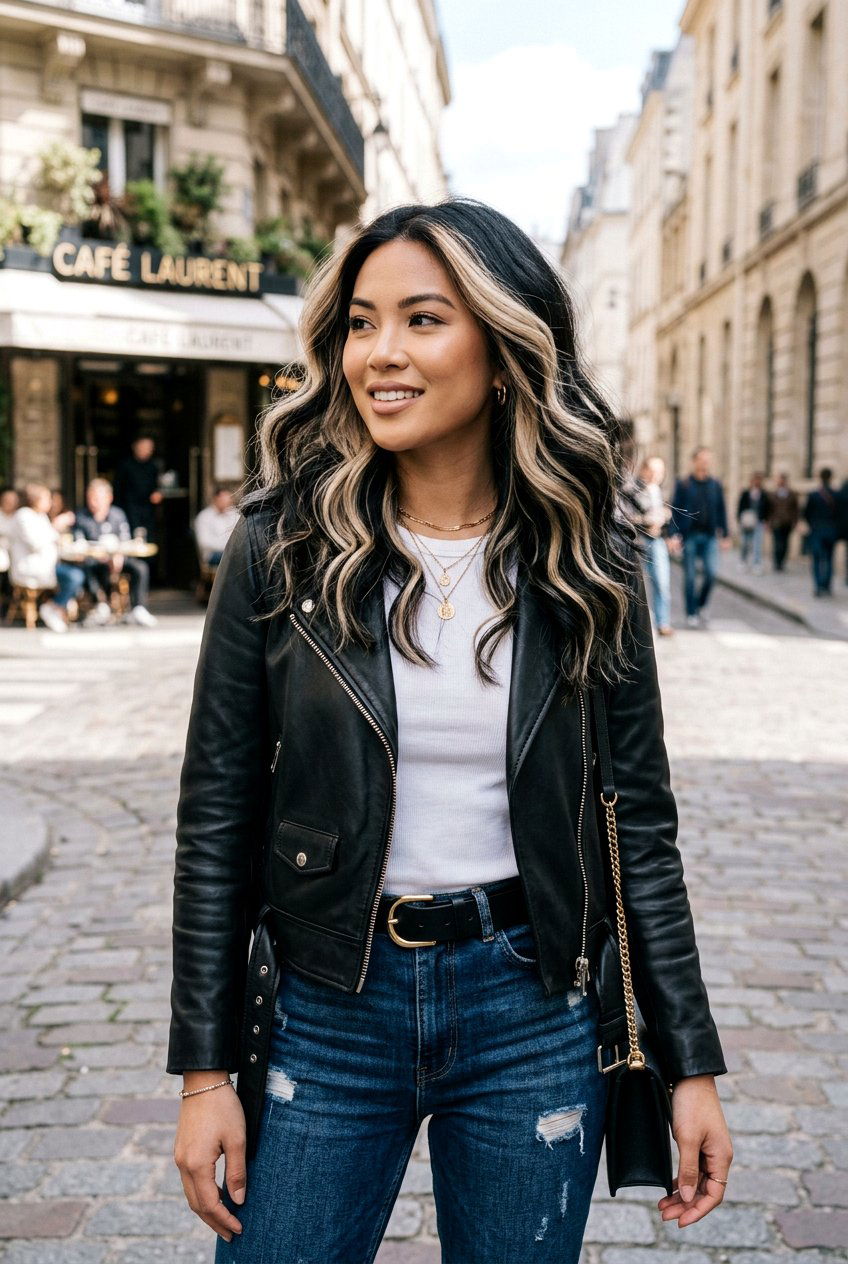 Champagne Beige Blonde Highlights On Black Hair - 20 champagne beige blonde highlights - 20 champagne beige blonde highlights