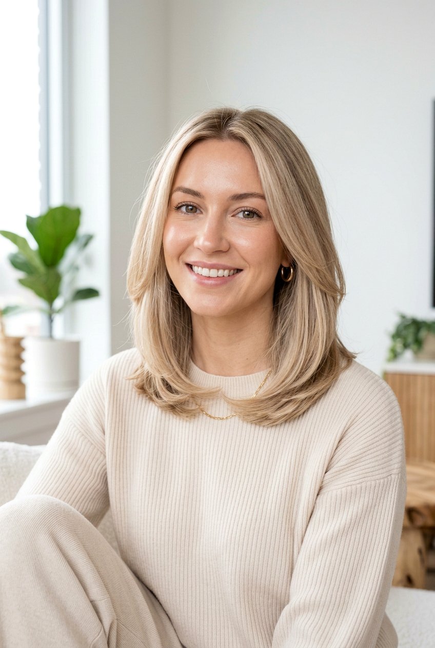 Champagne Beige Blonde Lob - 20 champagne beige blonde hair - 20 champagne beige blonde hair