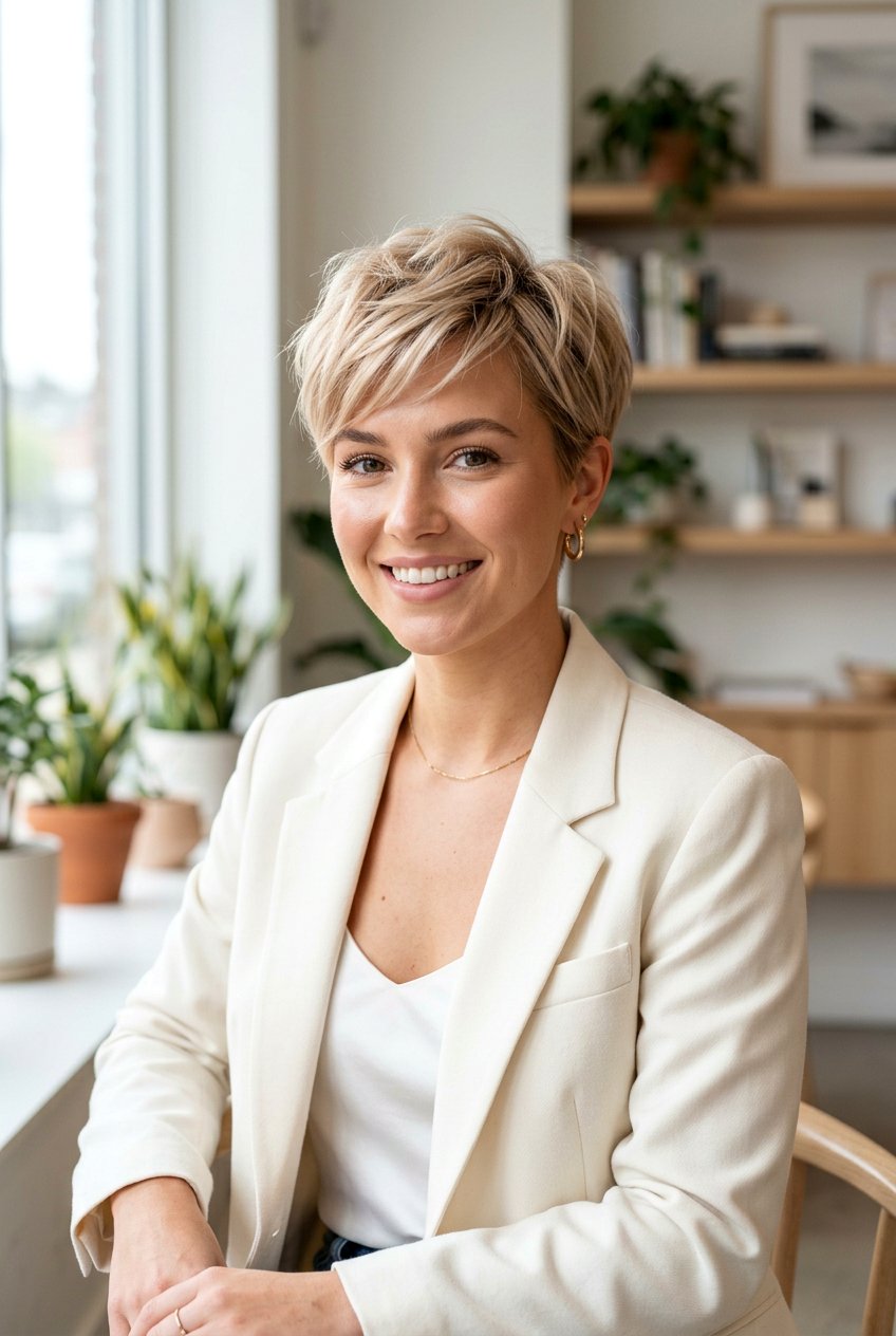 Champagne Beige Blonde Pixie Cut - 20 champagne beige blonde hair - 20 champagne beige blonde hair