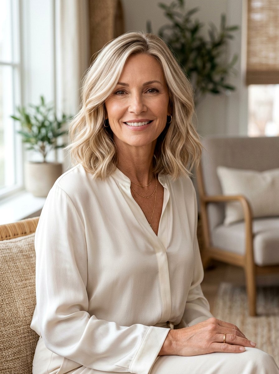 Champagne Blonde Babylights - 20 soft babylights for mature women - 20 soft babylights for mature women