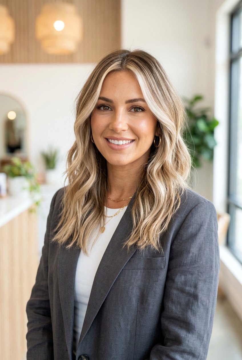 Champagne Blonde Balayage Face Framing Highlights - 20 champagne blonde balayage for mature women - 20 champagne blonde balayage for mature women