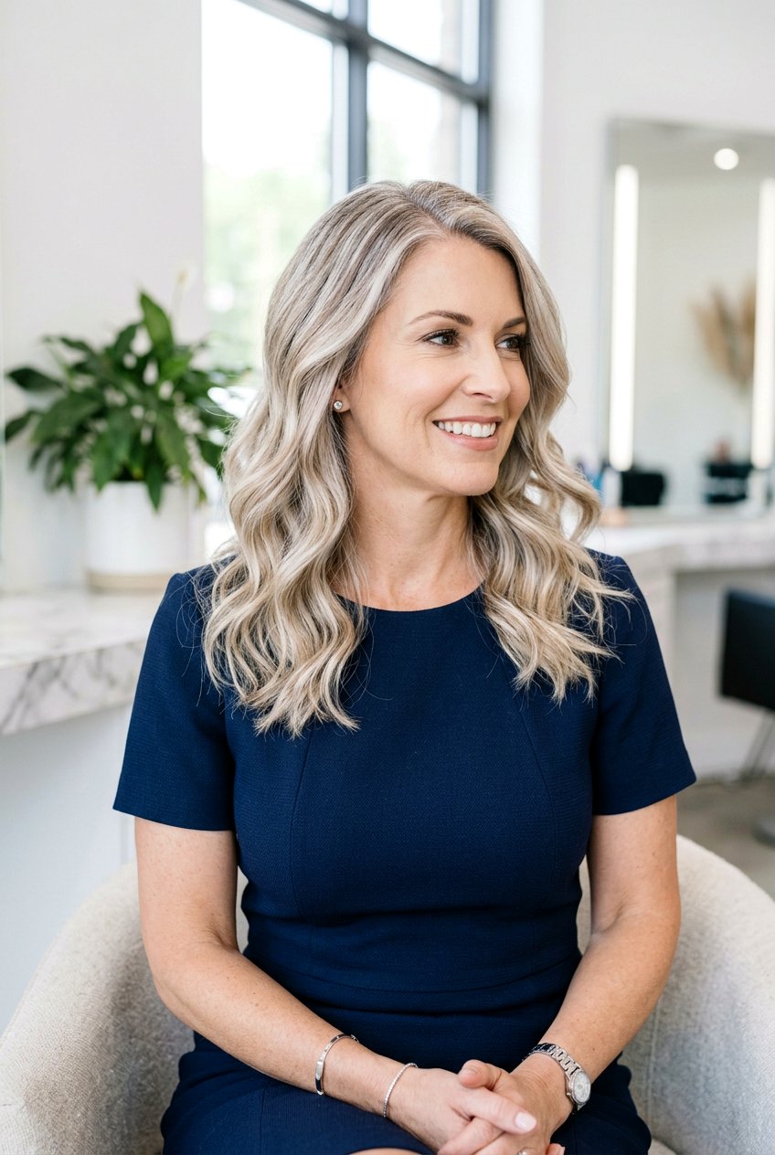 Champagne Blonde Balayage Grey Blending - 20 champagne blonde balayage for mature women - 20 champagne blonde balayage for mature women