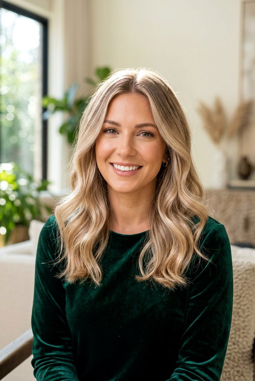 Champagne Blonde Balayage Mid Length Shimmer - 20 champagne blonde balayage for mature women - 20 champagne blonde balayage for mature women