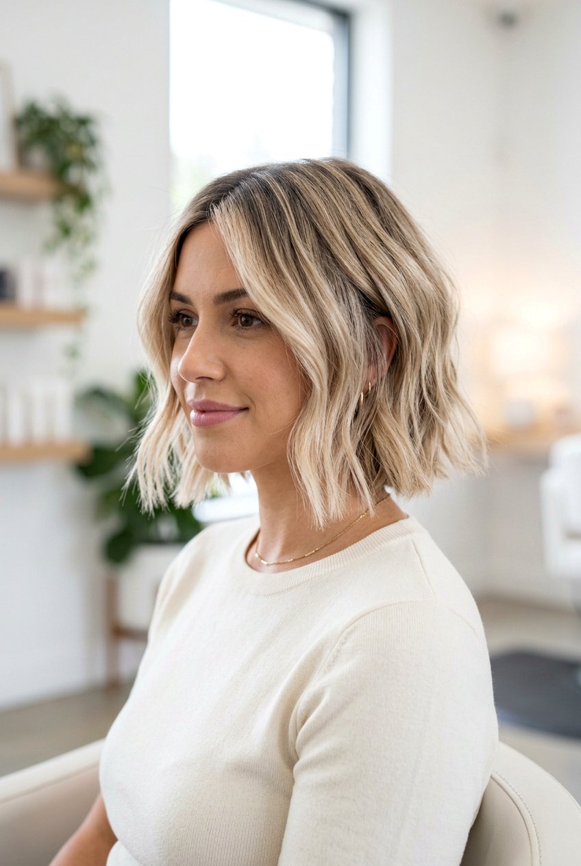 Champagne Blonde Balayage On Short Hair - 20 champagne blonde balayage - 20 champagne blonde balayage