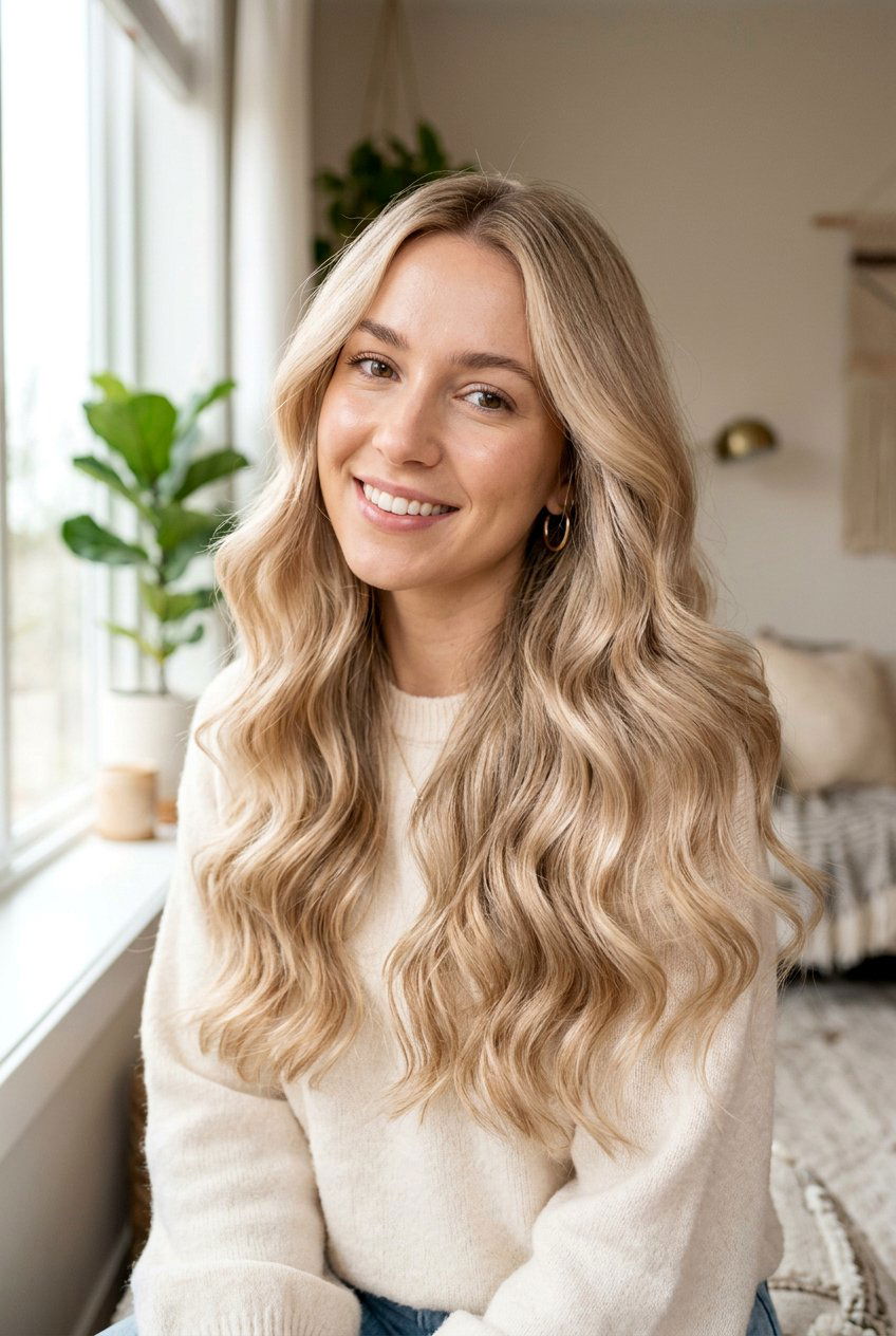 Champagne Blonde Hair Color - 20 trendy hair colors 2026 - 20 trendy hair colors 2026