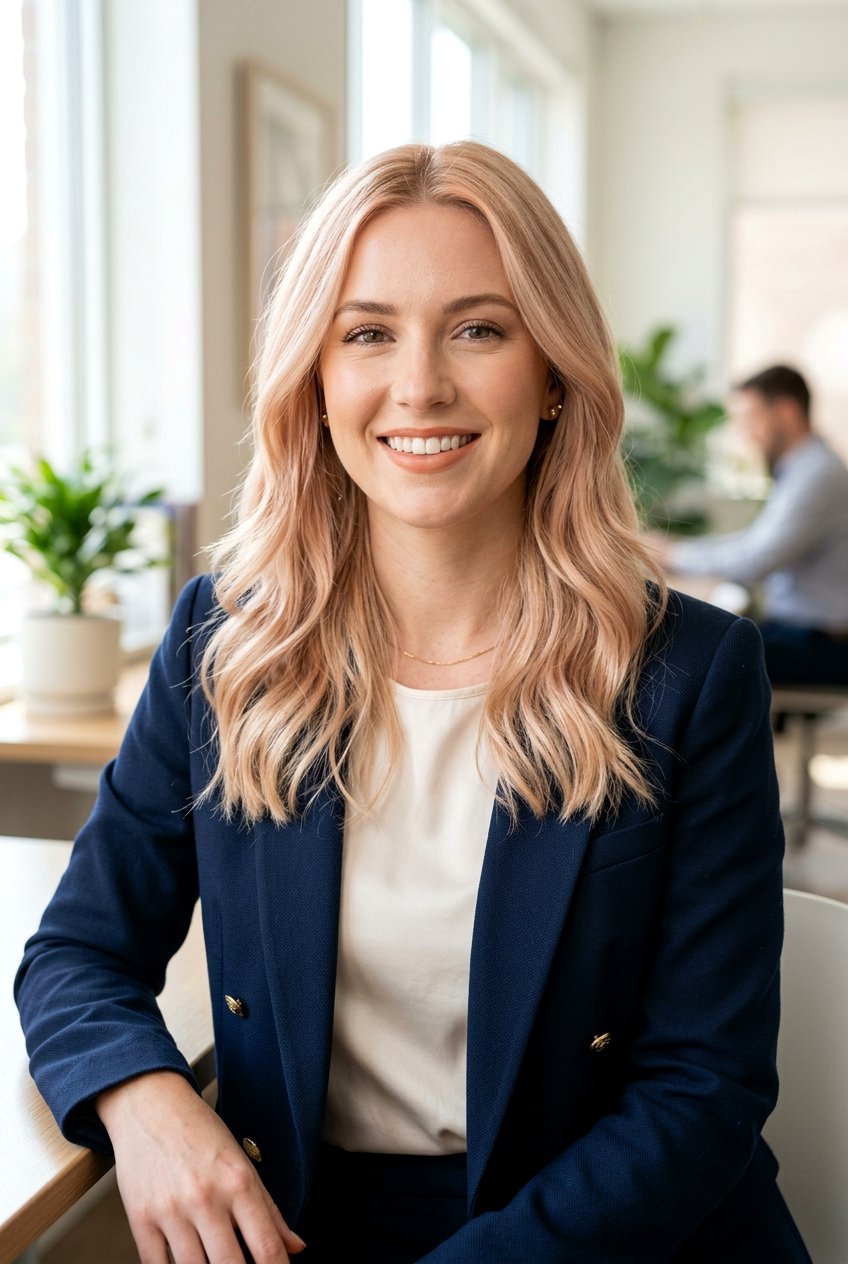 Champagne Peach Blonde Hair - 20 blonde hair with soft peach undertones - 20 blonde hair with soft peach undertones