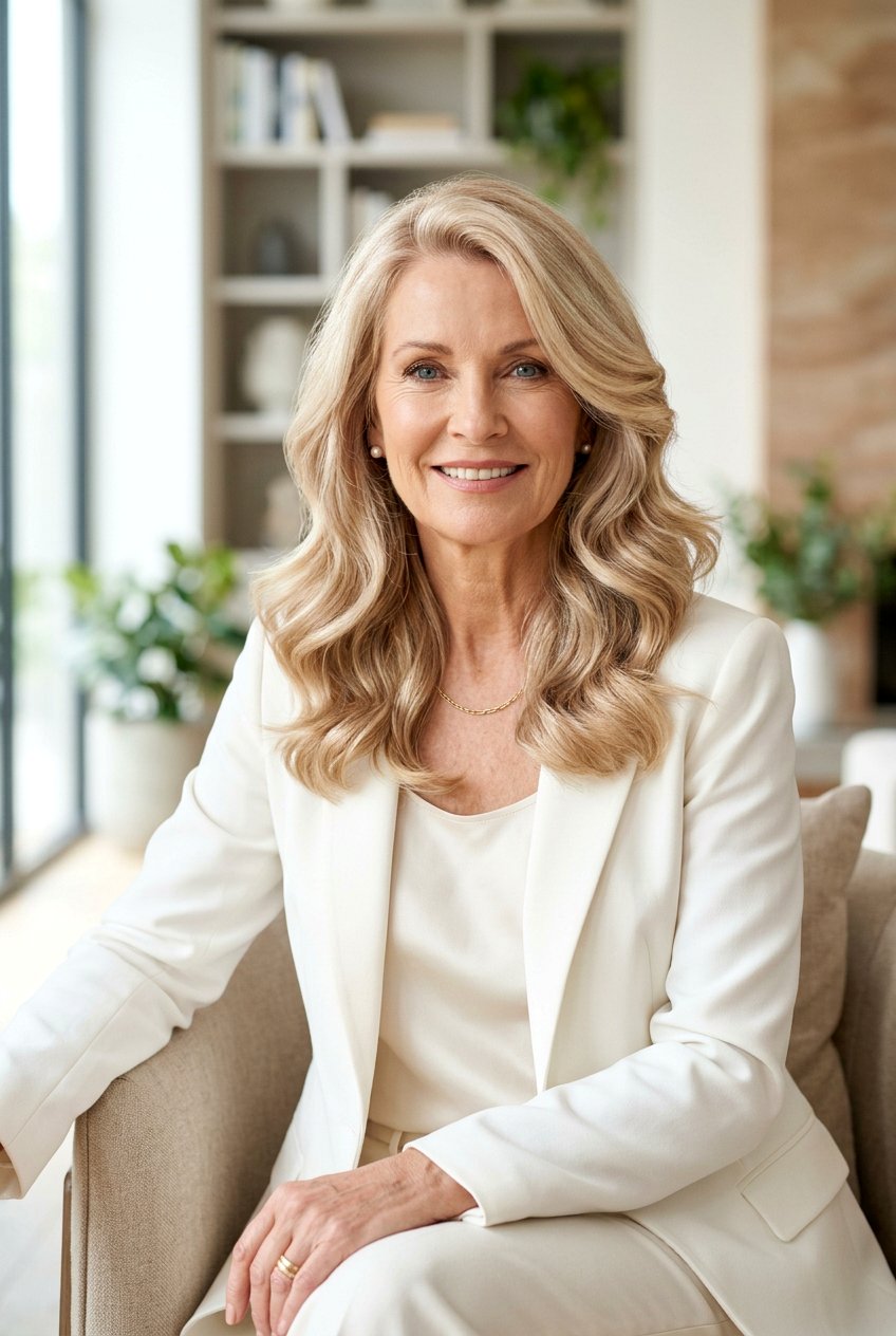 Champagne blonde hair color - 20 hair color for women over 60 with fair skin - 20 hair color for women over 60 with fair skin