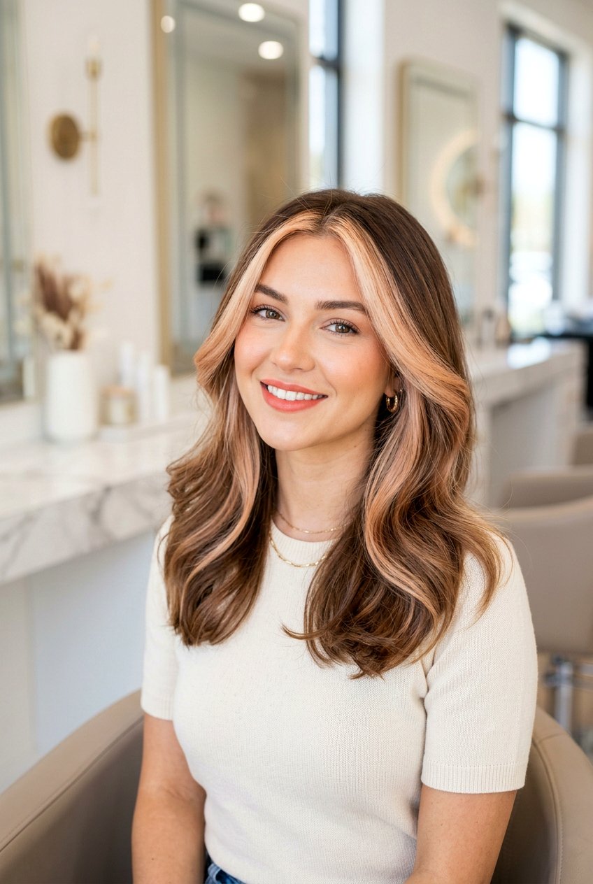 Champagne blonde money piece brown hair - 20 blonde money piece on brown hair - 20 blonde money piece on brown hair