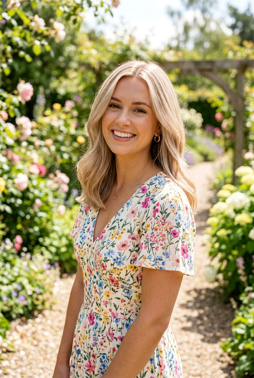 Champagne blonde on shoulder length hair - 20 champagne blonde with babylights - 20 champagne blonde with babylights