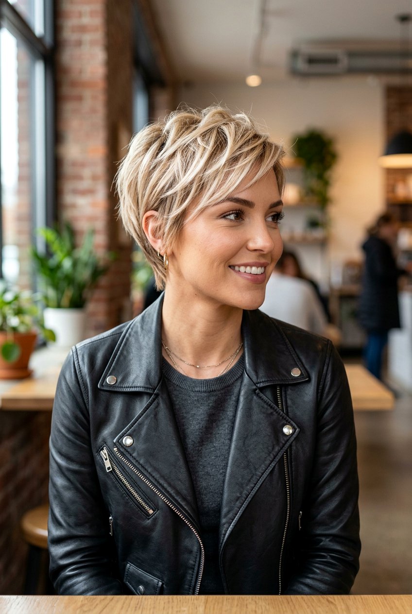 Champagne blonde pixie with babylights - 20 champagne blonde with babylights - 20 champagne blonde with babylights