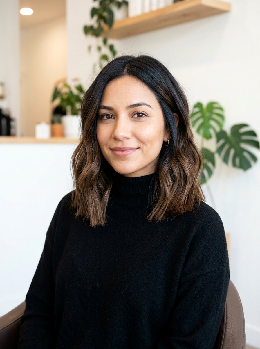 Charcoal And Brunette Melt - 20 silver brunette blend hair color - 20 silver brunette blend hair color