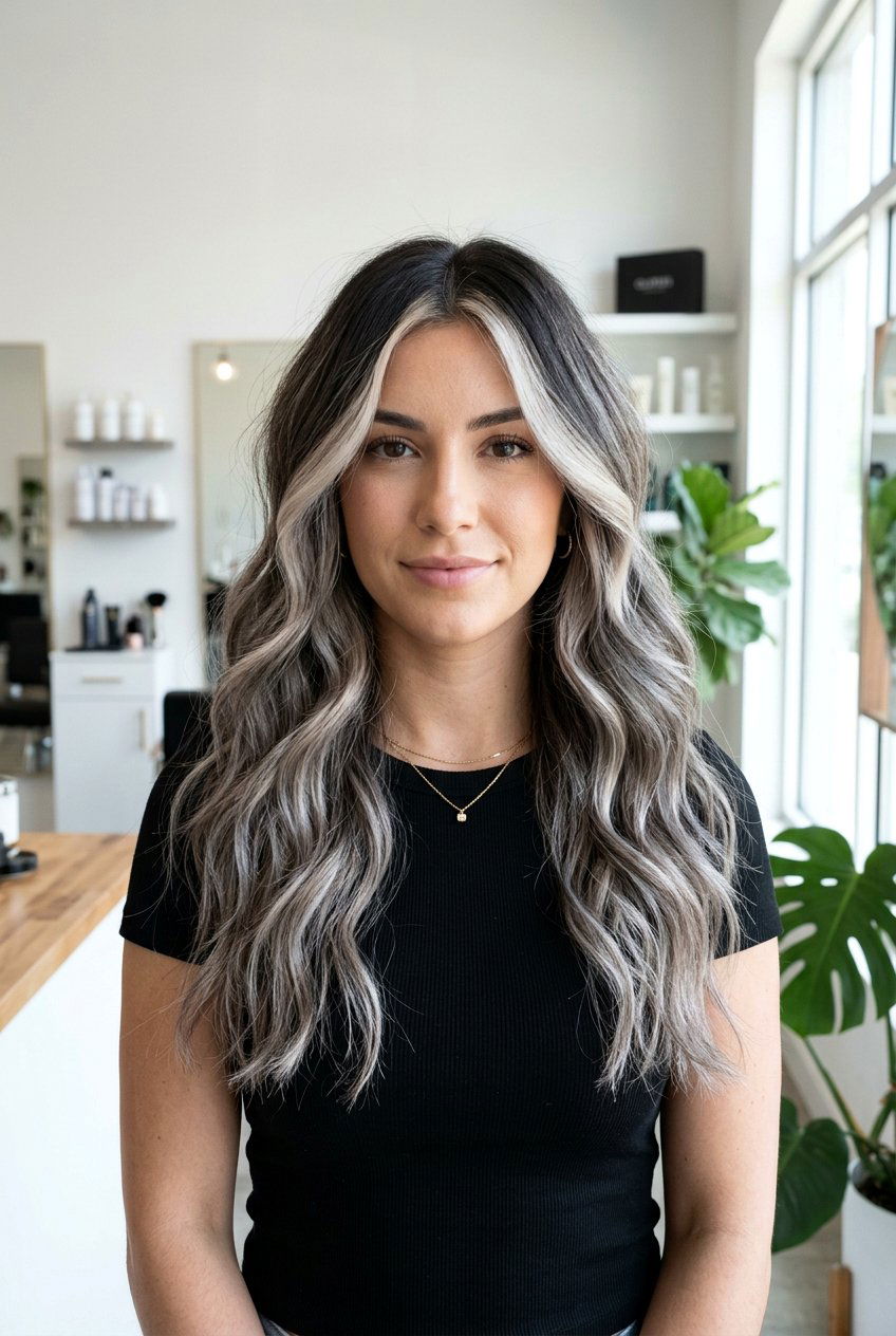 Charcoal Blonde Balayage - 20 soft gray blonde balayage - 20 soft gray blonde balayage