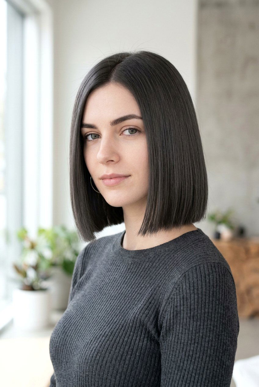 Charcoal Brown Hair - 20 cool toned brunette hair - 20 cool toned brunette hair