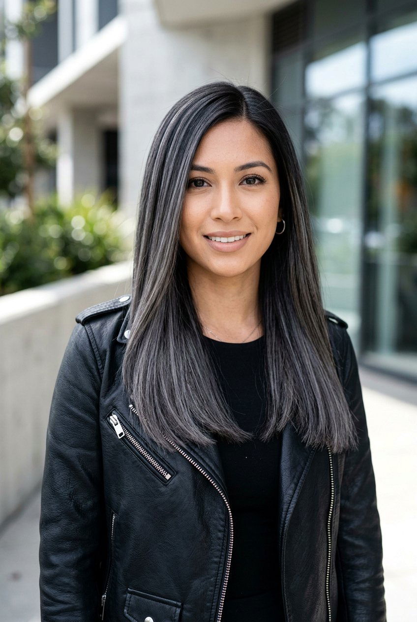 Charcoal Brunette Balayage - 20 smoky brunette balayage for women - 20 smoky brunette balayage for women