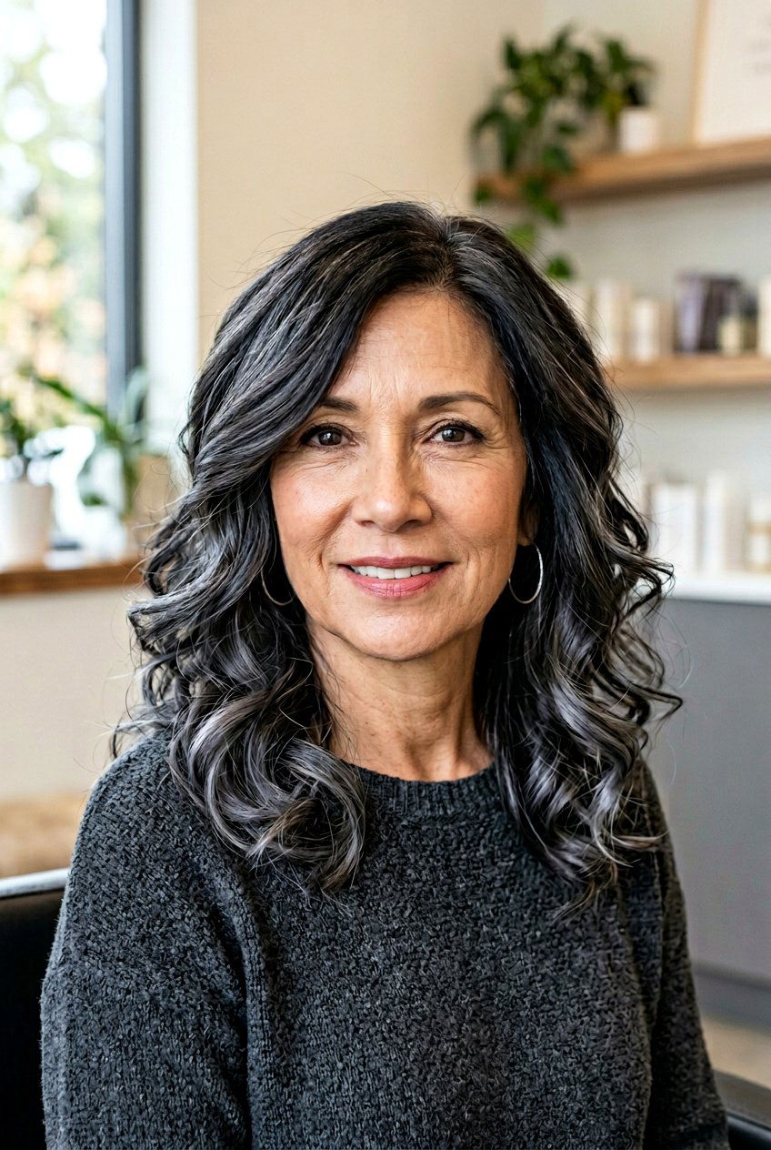 20 Silver Balayage for Mature Women: Chic & Modern Looks