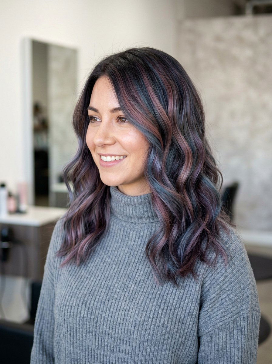 Charcoal Prism Hair Color - 20 prism hair color ideas - 20 prism hair color ideas