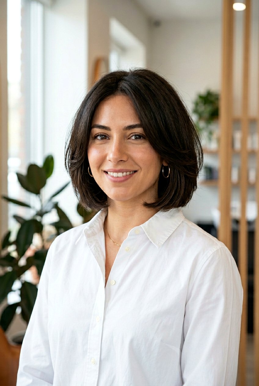 Cheekbone Bob for Thick Hair - 20 cheekbone bob haircut - 20 cheekbone bob haircut