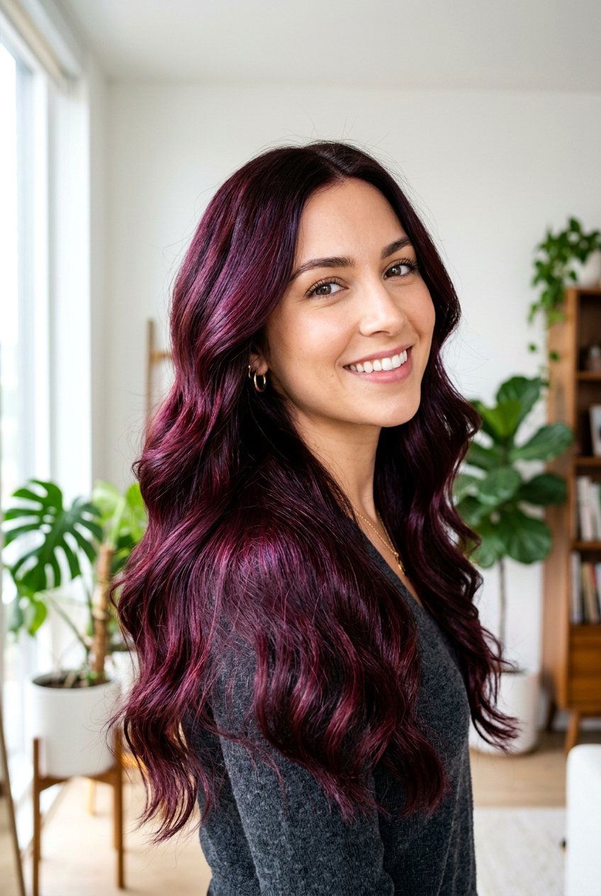 Cherry Coke Hair Color Long Hair - 20 hair color ideas for long hair - 20 hair color ideas for long hair