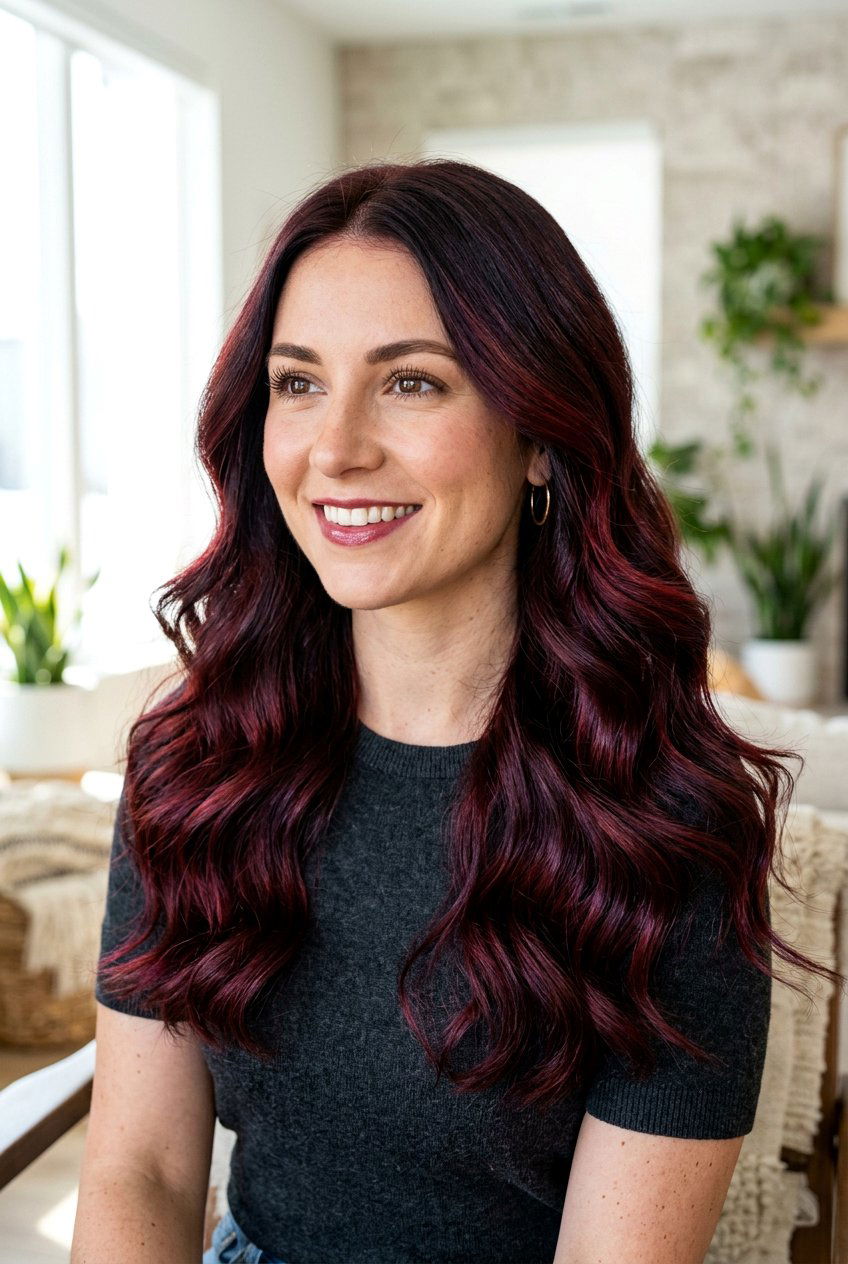Cherry Coke Hair Color - 20 spring hair color ideas - 20 spring hair color ideas