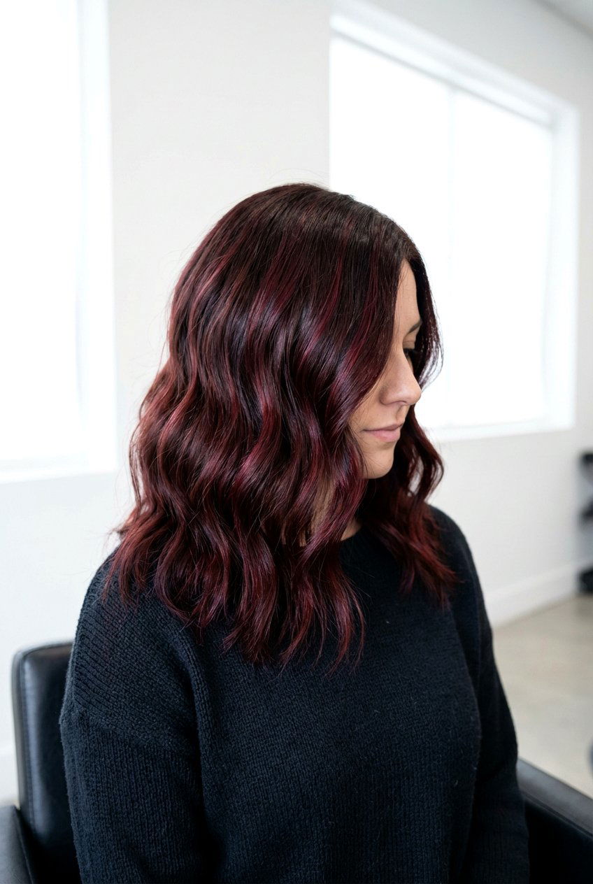 Cherry Cola Balayage - 20 cherry cola hair color - 20 cherry cola hair color