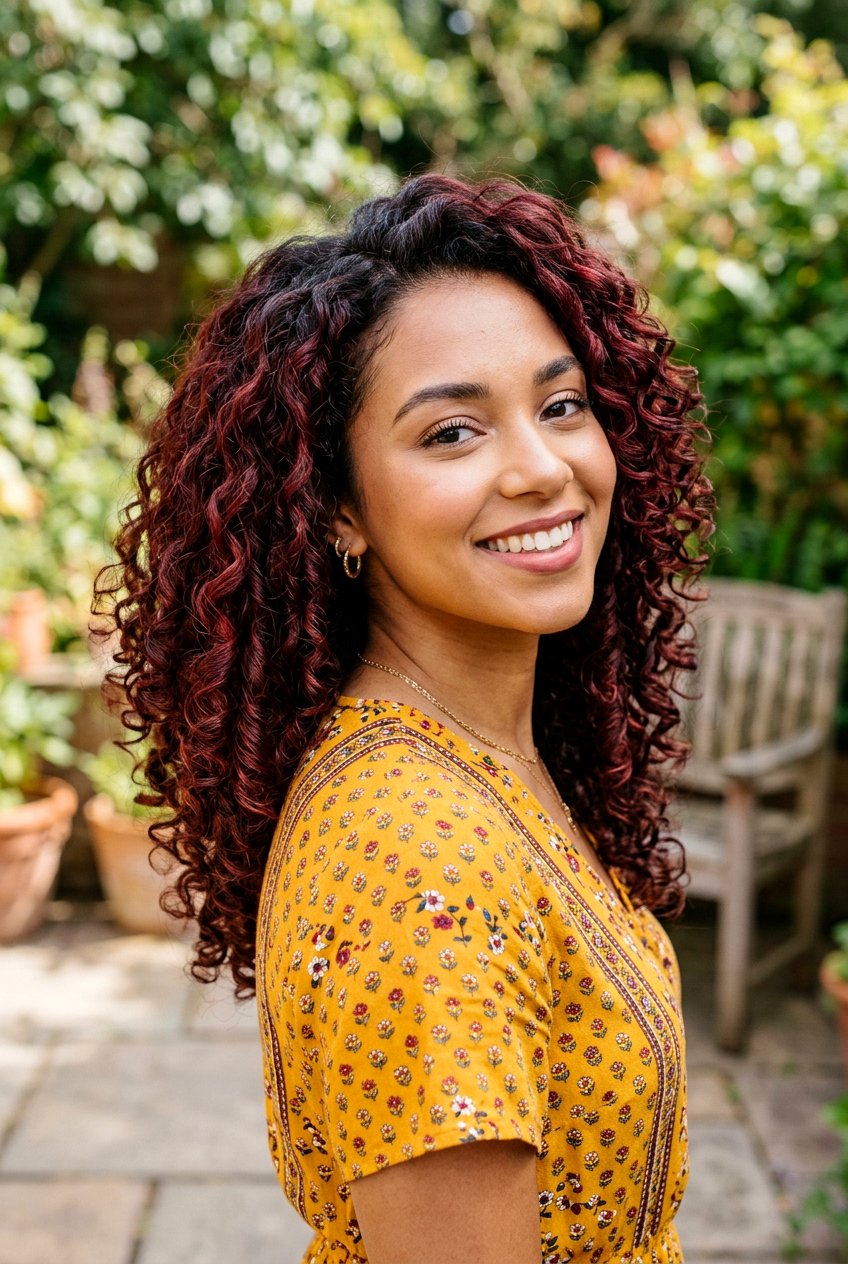 20 Gorgeous Cherry Cola Balayage Hair Ideas to Try This Year