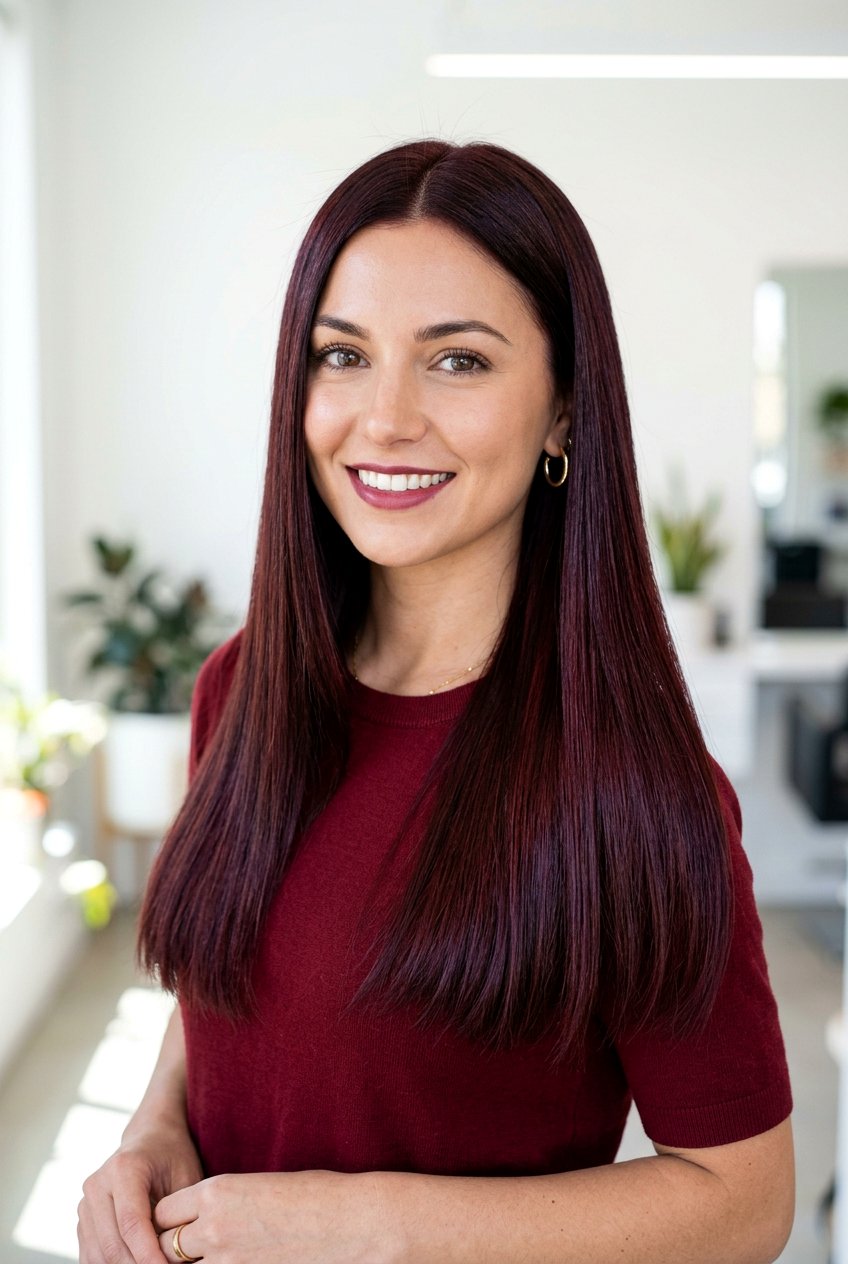 Cherry Cola Brunette Gloss - 20 brunette gloss hair color ideas - 20 brunette gloss hair color ideas