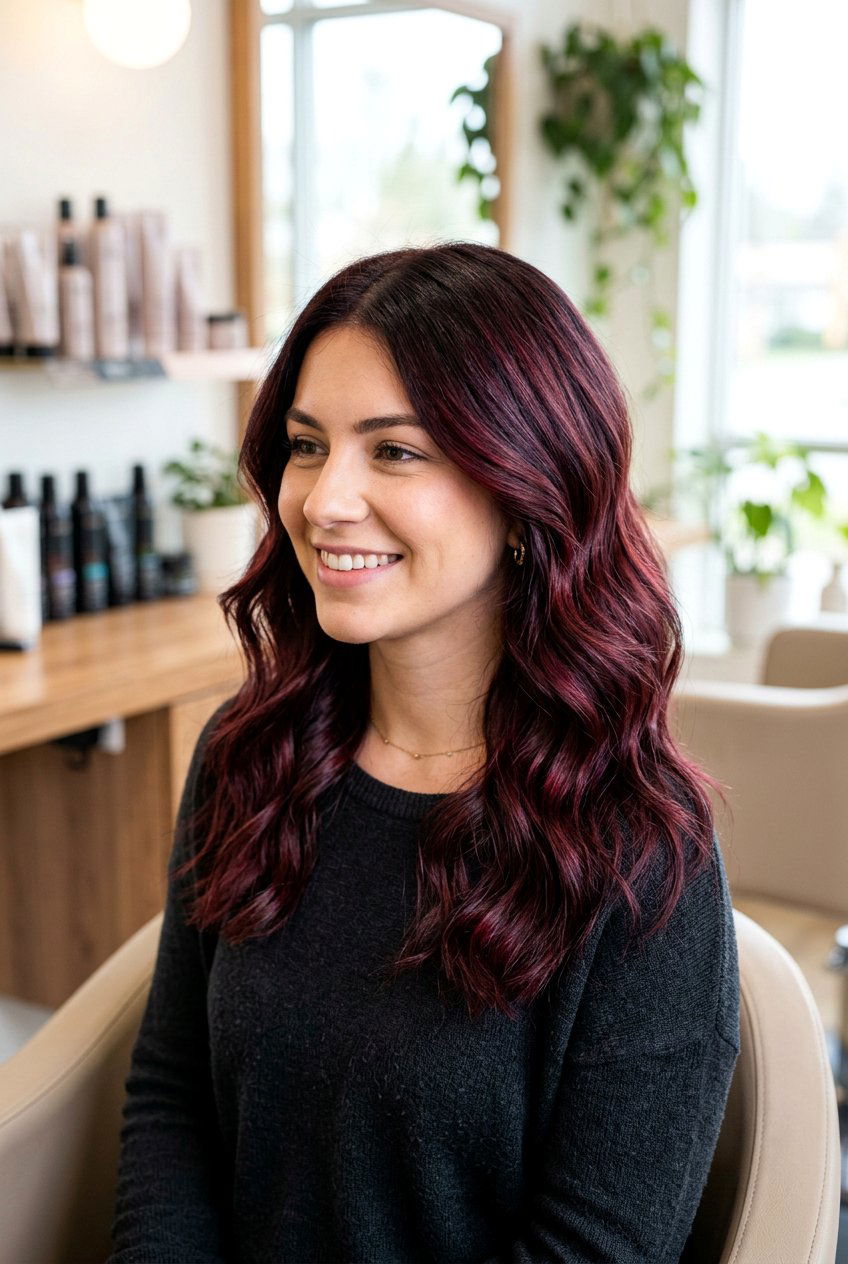 Cherry Cola Hair - 20 salon hair color ideas - 20 salon hair color ideas