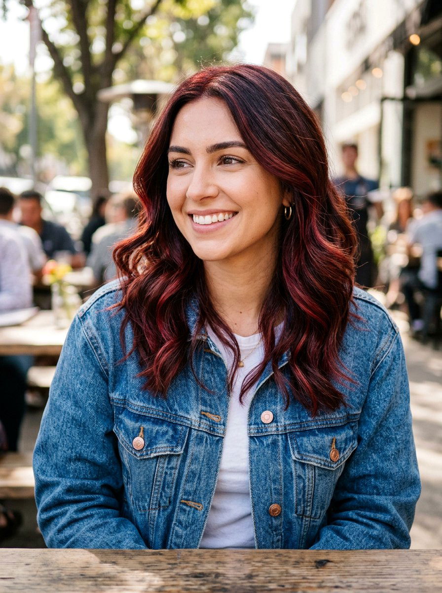 Cherry Cola Hair Color - 20 viral hair color ideas for women - 20 viral hair color ideas for women