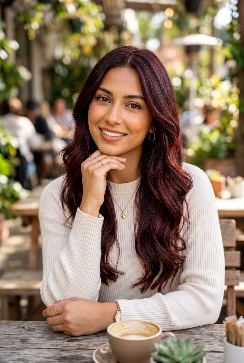 Cherry Cola Hair Color - 20 hair color ideas for warm undertones - 20 hair color ideas for warm undertones