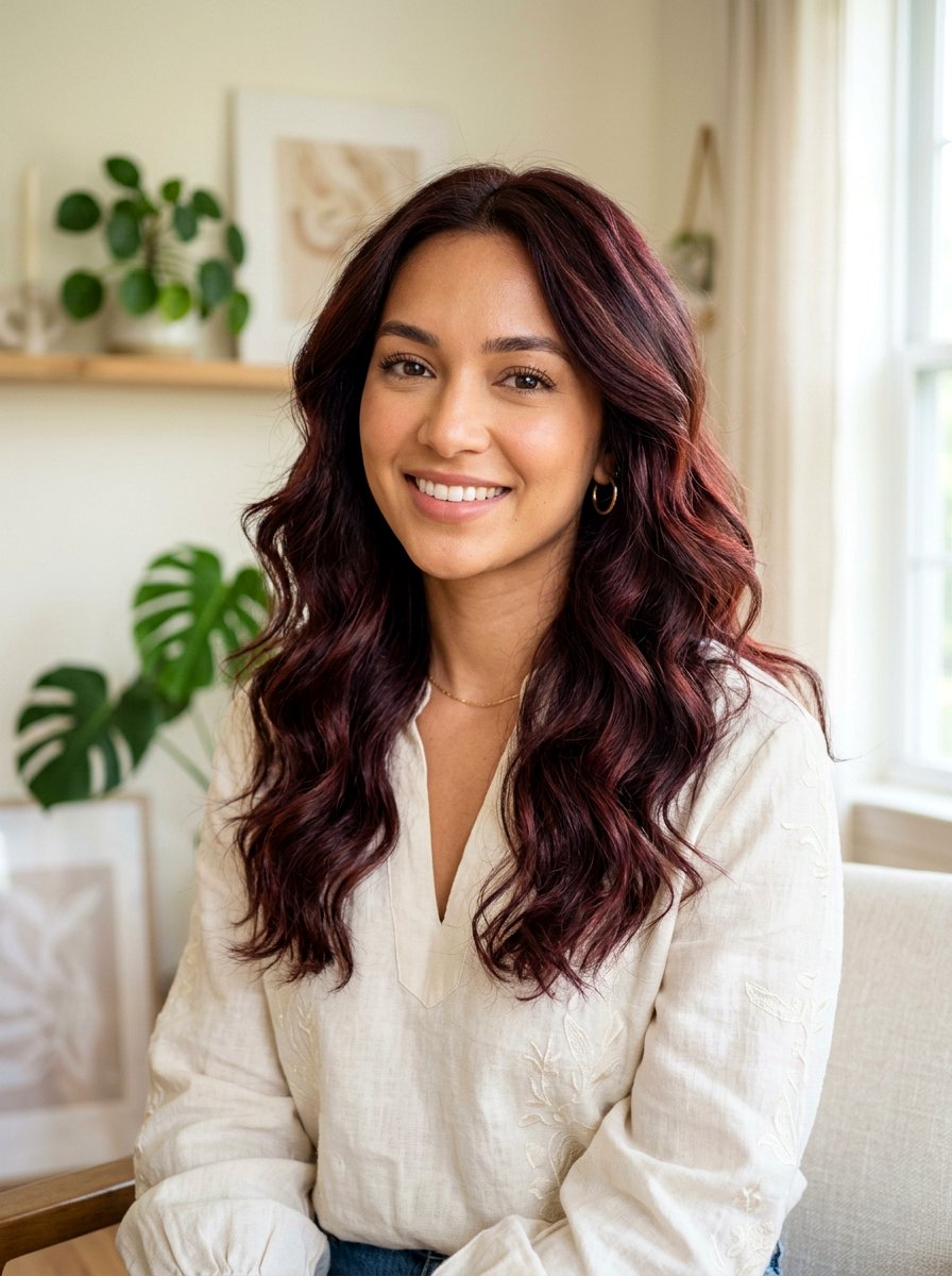 Cherry Cola Hair Color - 20 photoshoot hair color ideas - 20 photoshoot hair color ideas