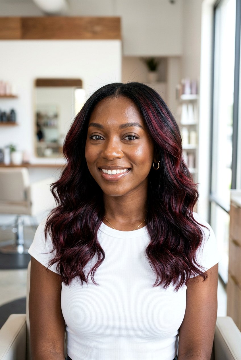 Cherry Cola Highlights On Black Hair Maintenance Tips - 20 cherry cola highlights on black hair - 20 cherry cola highlights on black hair