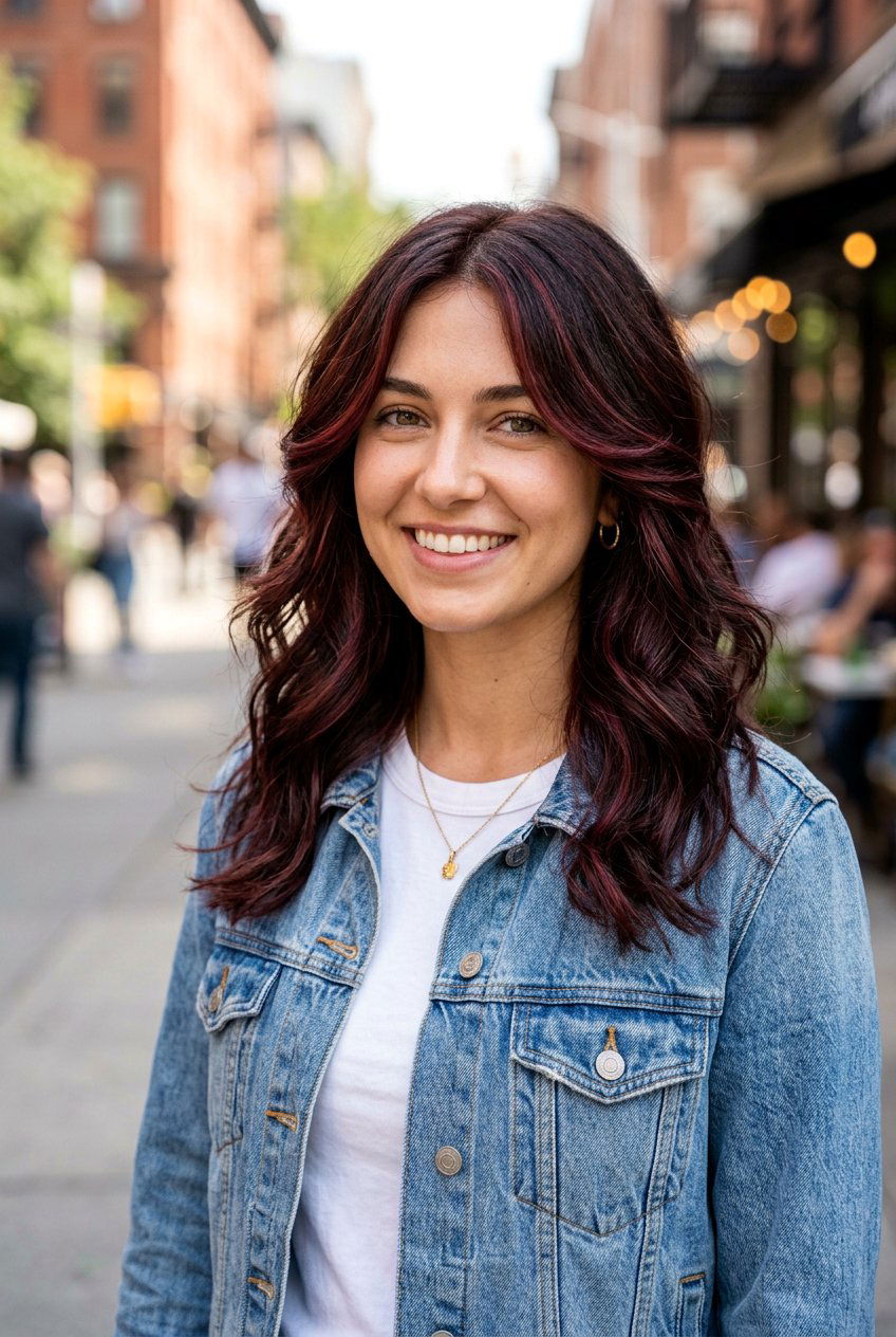 Cherry Cola Highlights - 20 cherry cola hair color for brunettes - 20 cherry cola hair color for brunettes