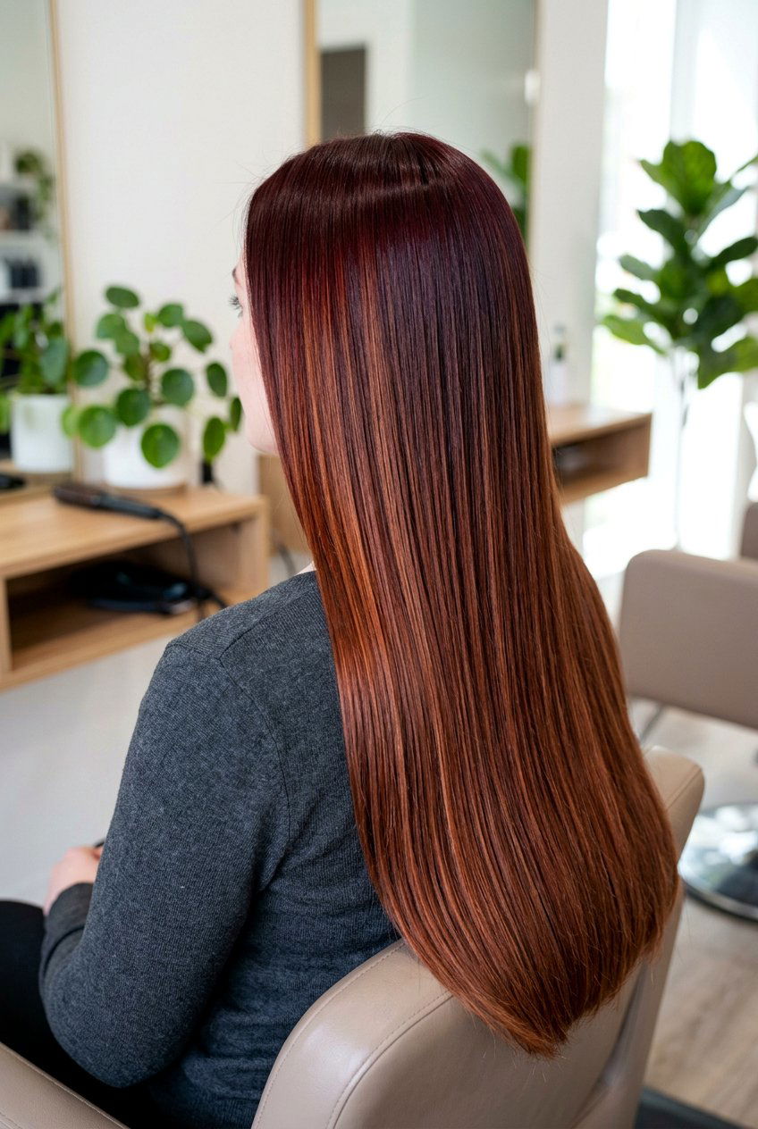 Cherry Cola Red Copper Balayage - 20 copper red balayage - 20 copper red balayage