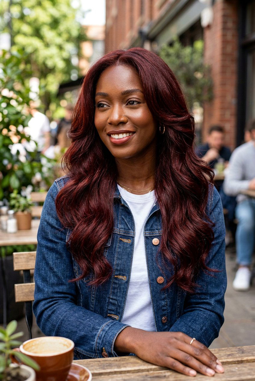 Cherry Cola Red Hair Color On Dark Skin - 20 best hair color for dark skin - 20 best hair color for dark skin