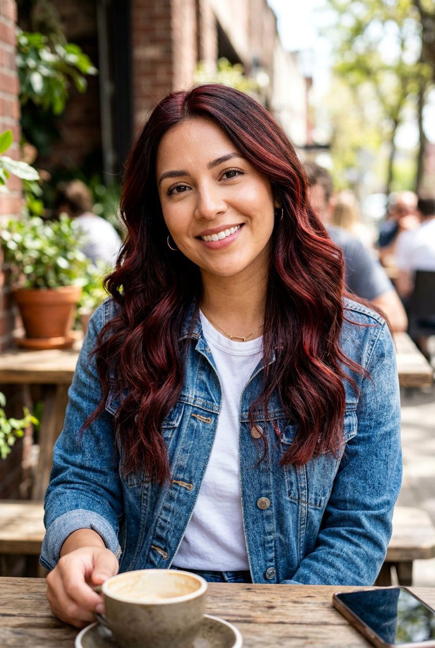 Cherry cola brunette balayage - 20 cherry brunette balayage - 20 cherry brunette balayage