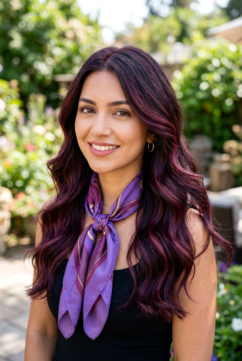 Cherry violet brunette balayage - 20 cherry brunette balayage - 20 cherry brunette balayage