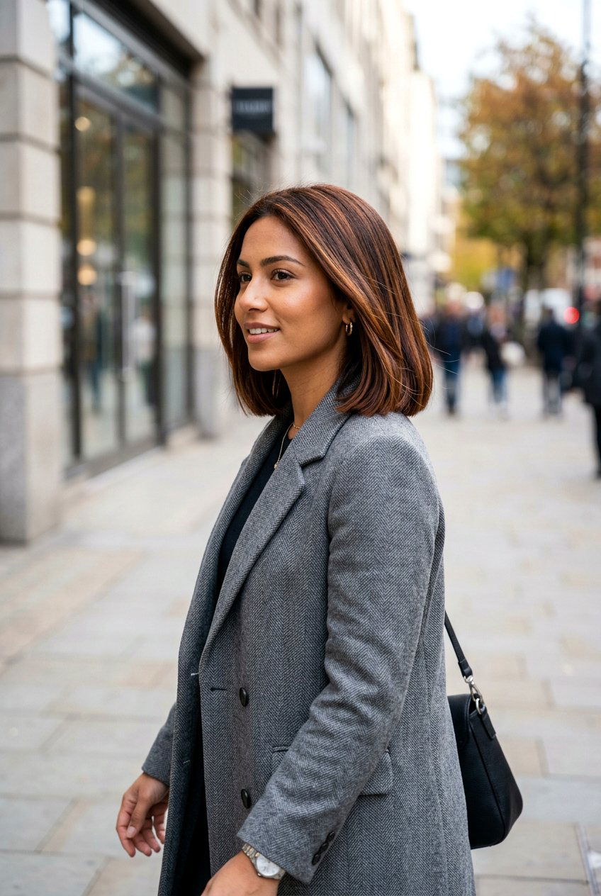 20 Most Flattering Autumn Auburn Highlights for Brunettes